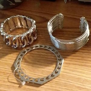 3 for $15 Silver bracelets
